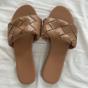 Braided sandals